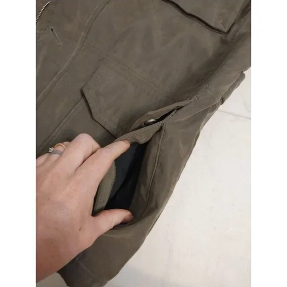 Mauro Ferrini Olive Green Faux Suede Utility Jacket Men's Sz XXL - Picture 15 of 16